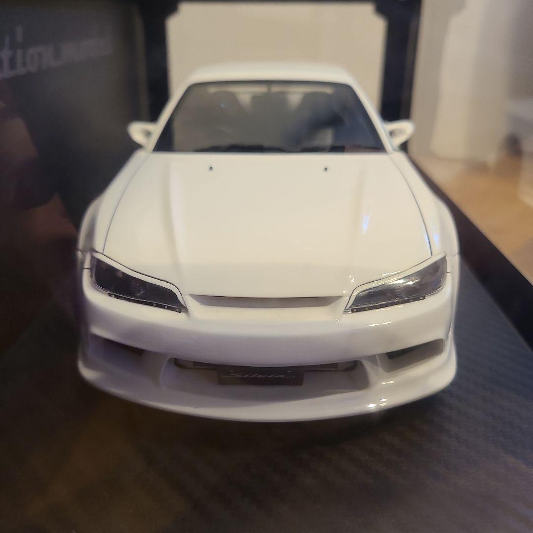 イグニッションモデル　 S15　シルビア　1/18　VERTEX　ホワイト　日産