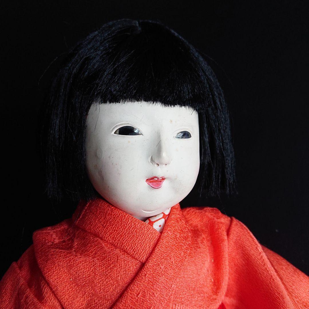 市松人形 日本人形 24㎝ ヴィンテージ品 (たれ目さん)