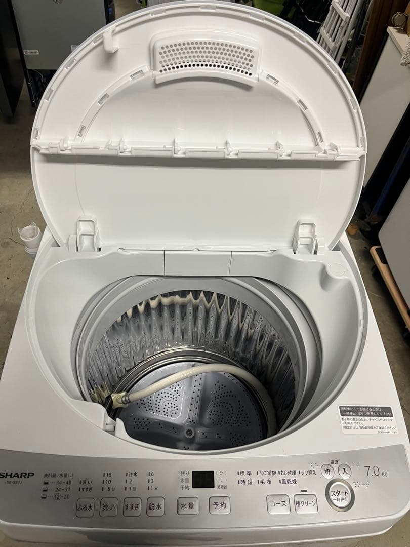 SHARP 洗濯機 ES-GE7J-S 2025年式 7Kg　T