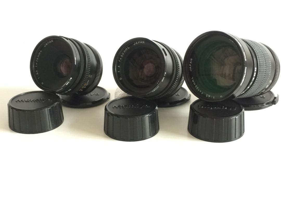 New Mamiya6 MF 本体・レンズ３本セット　 他、付属品多数