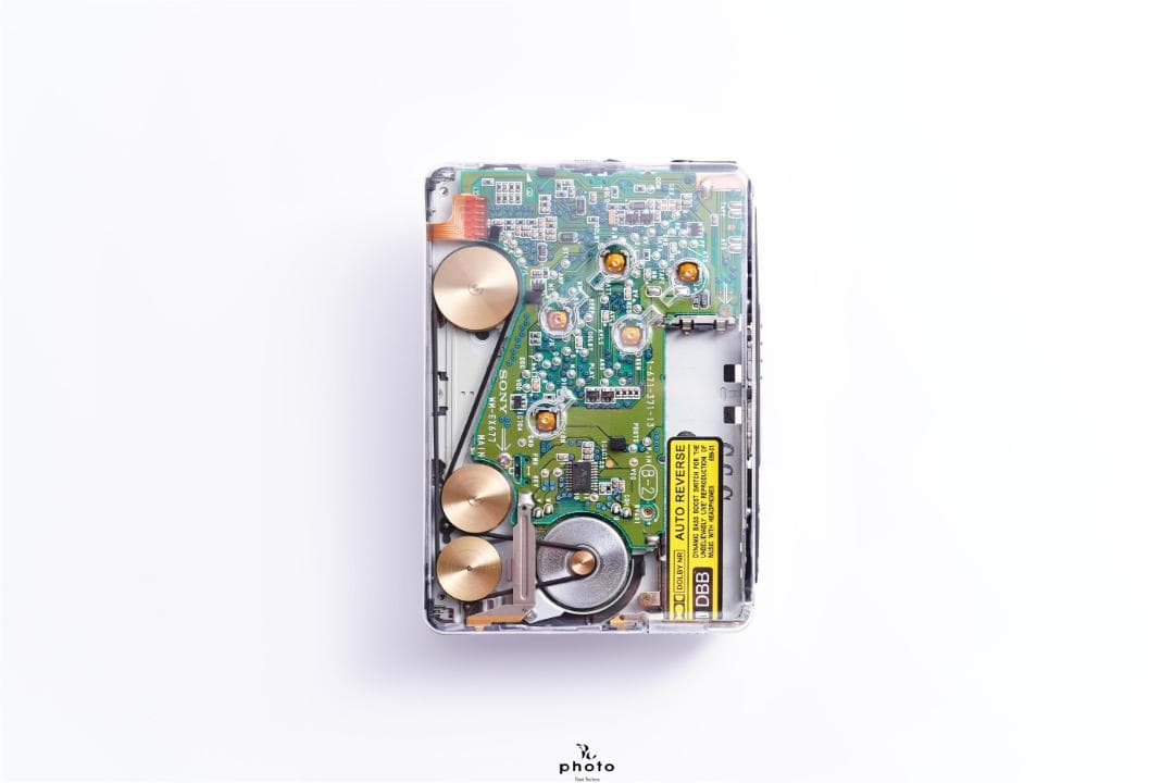 SONY WALKMAN 透明外装 真鍮製フライホイール WM-EX677