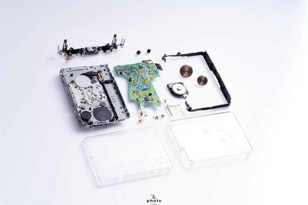 SONY WALKMAN 透明外装 真鍮製フライホイール WM-EX677