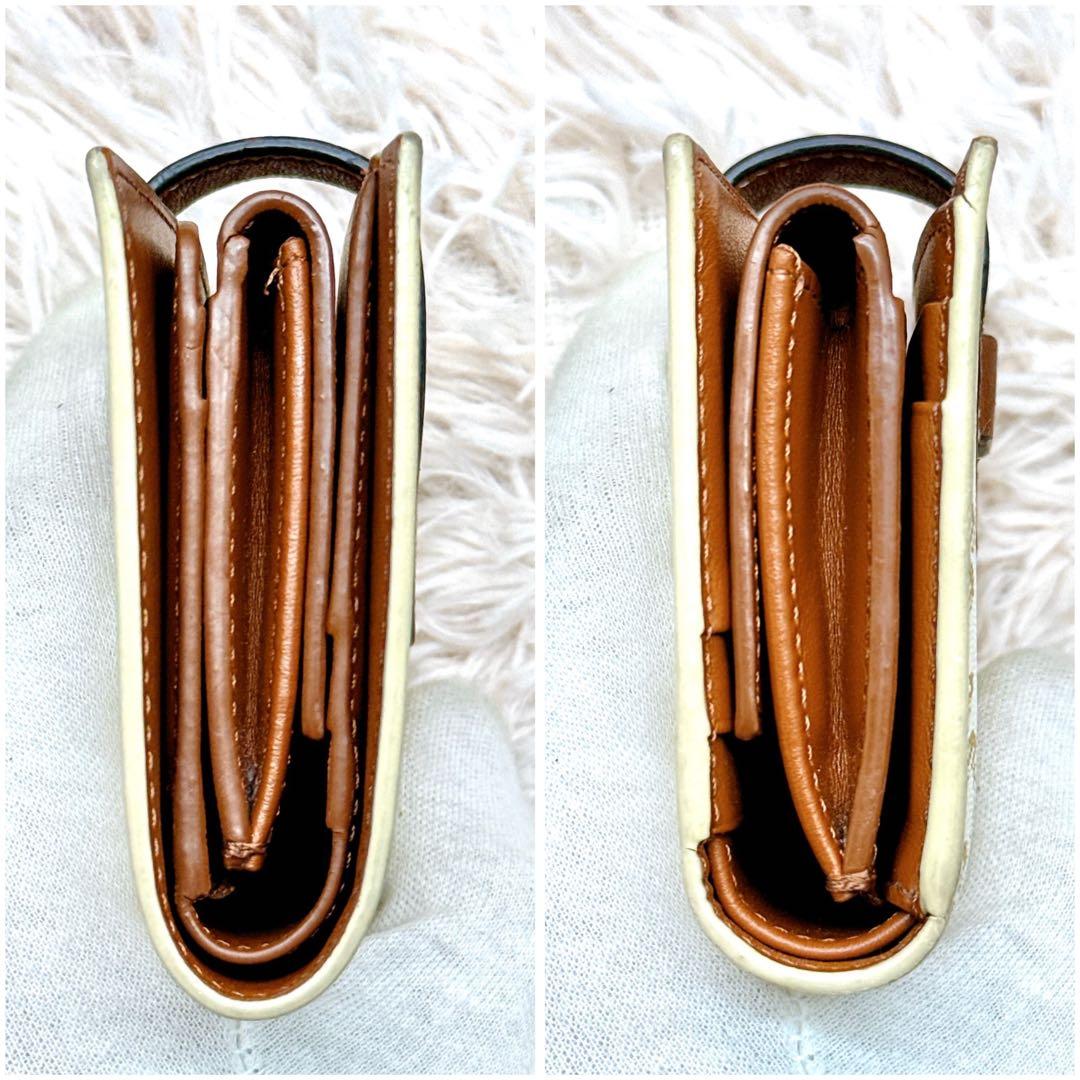 現行✨セリーヌ トリオンフキャンバス 二つ折り ストラップウォレット