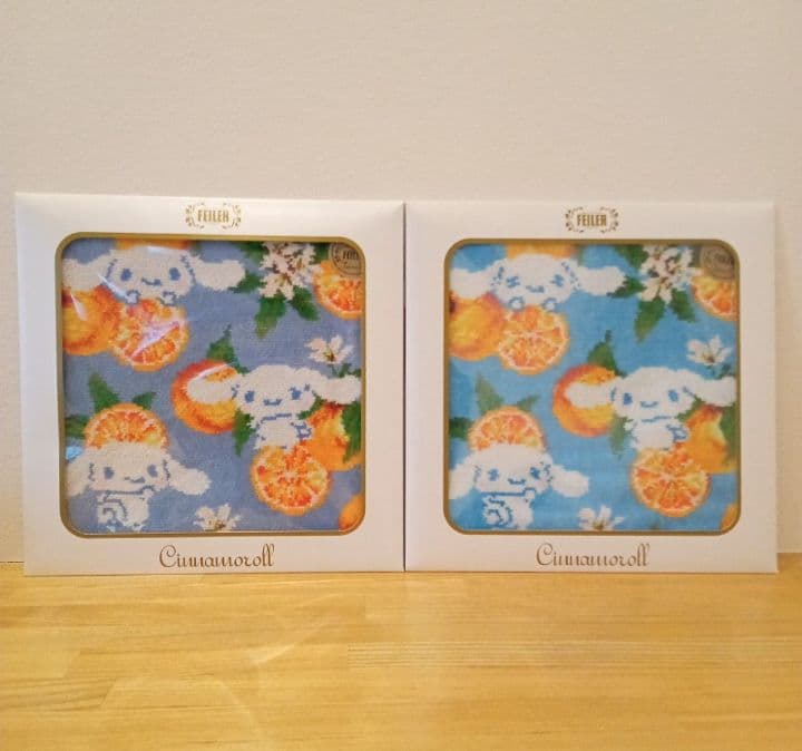 FEILER フェイラー サンリオ シナモロール コラボ ハンカチ ２枚セット