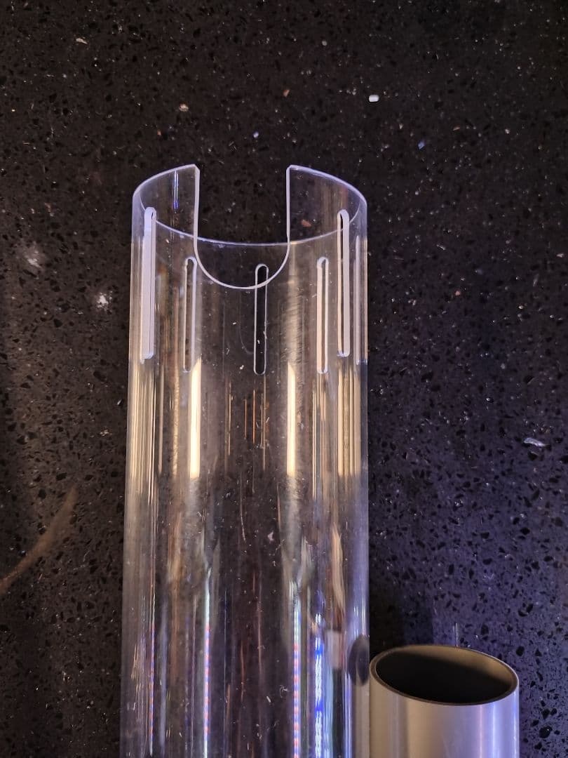 未使用 アクリル水槽オーバーフロー H450用 3重管セット