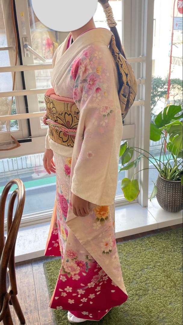 【本日限定値下げ中】振袖フルセット 成人式 一式 正絹 美品 Mサイズ