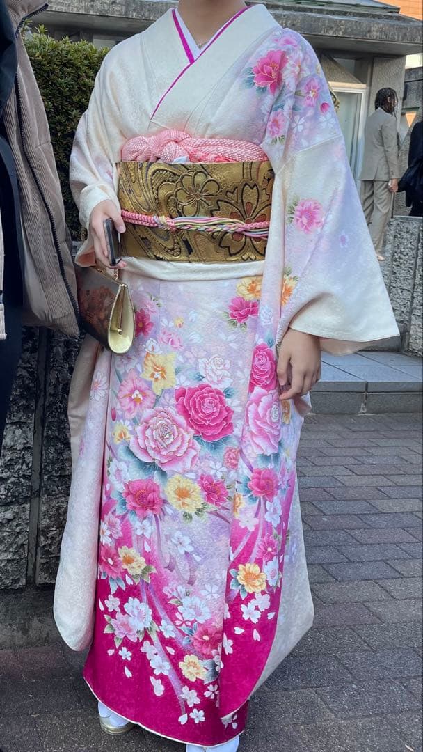 【本日限定値下げ中】振袖フルセット 成人式 一式 正絹 美品 Mサイズ