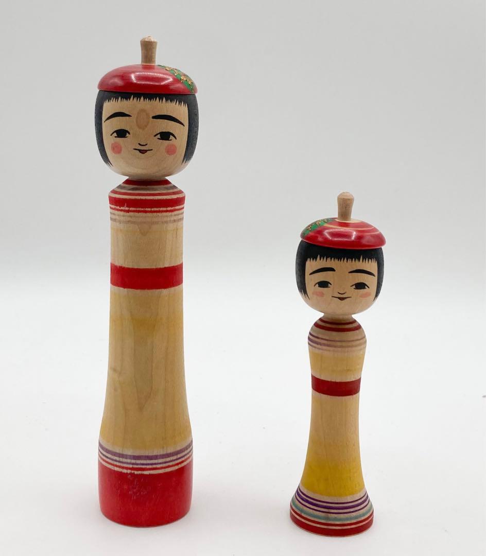 青森りんご　こけし　JET LINK セット　箱つき