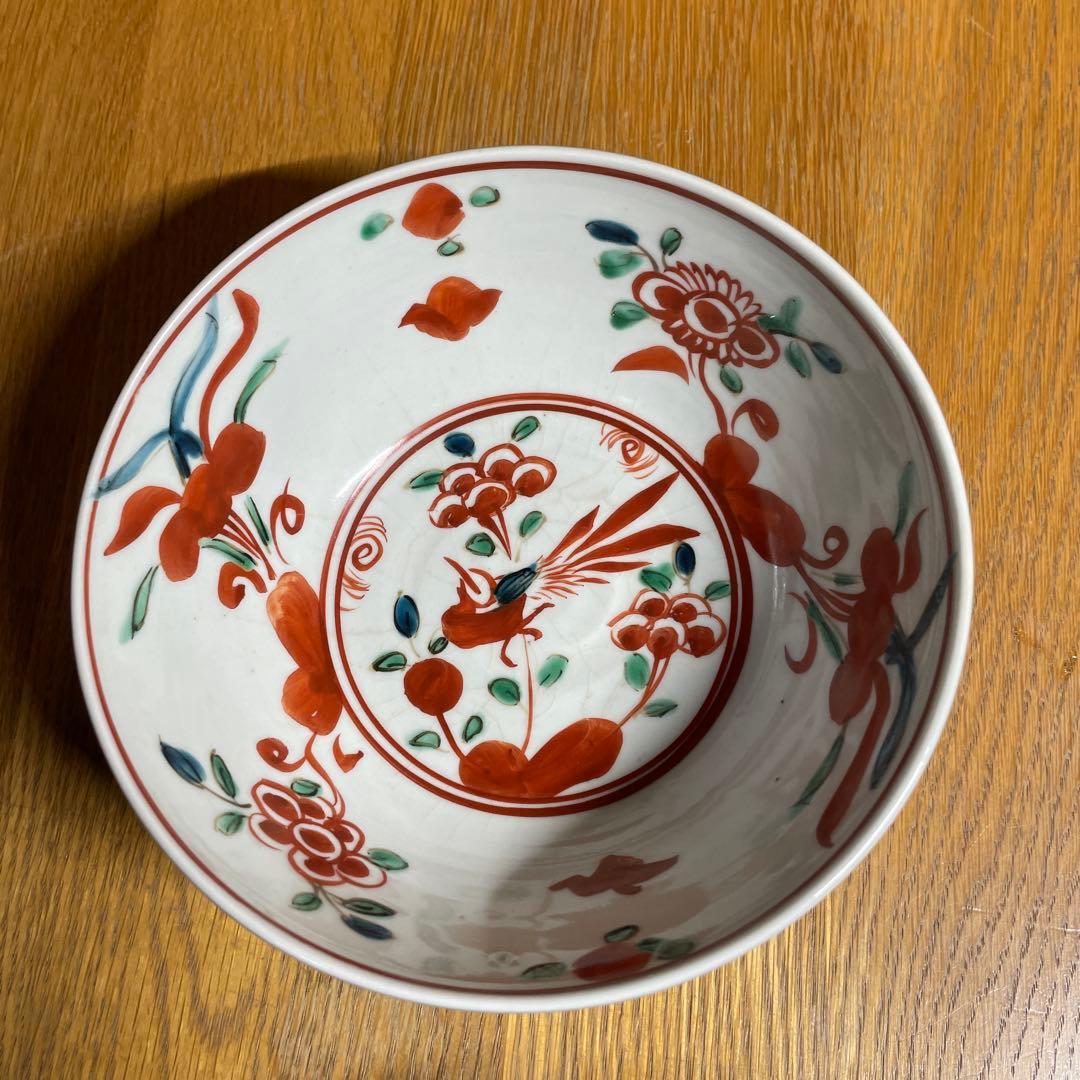 須田菁華　呉須赤絵写し菓子鉢　箱なし