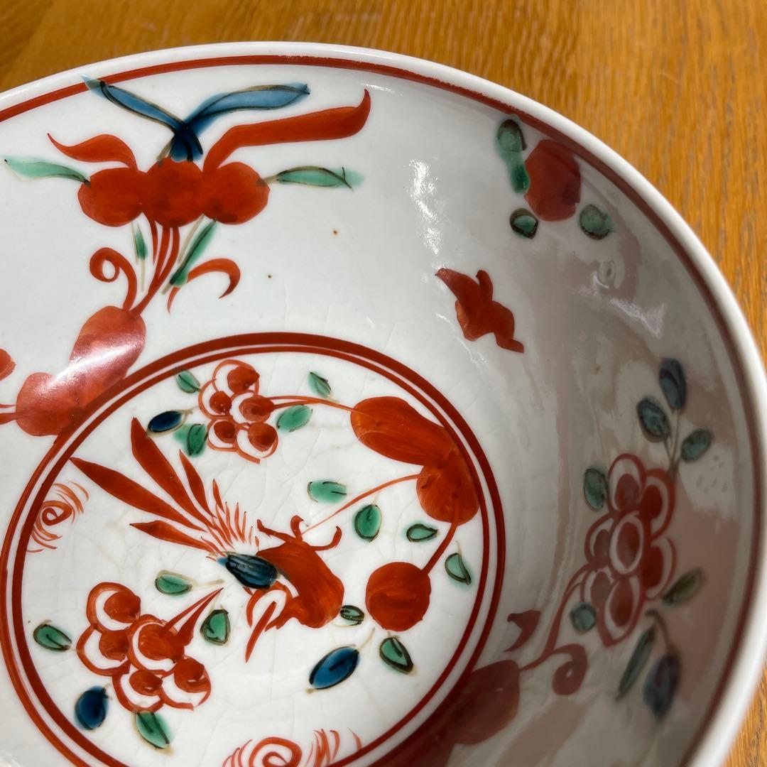 須田菁華　呉須赤絵写し菓子鉢　箱なし