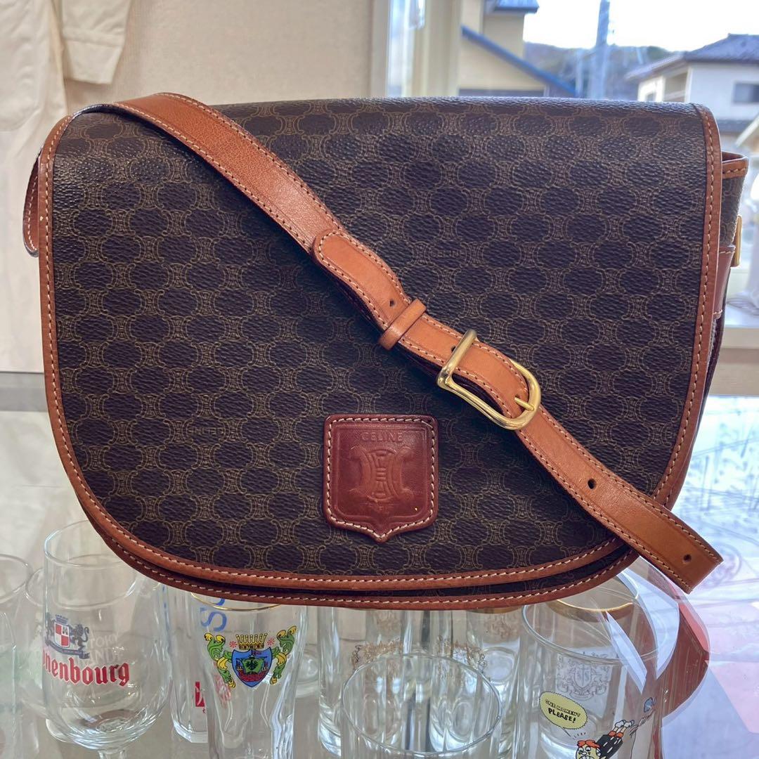 も*様 CELINE セリーヌ　マカダム柄　ショルダーバッグ　定番　ロゴ