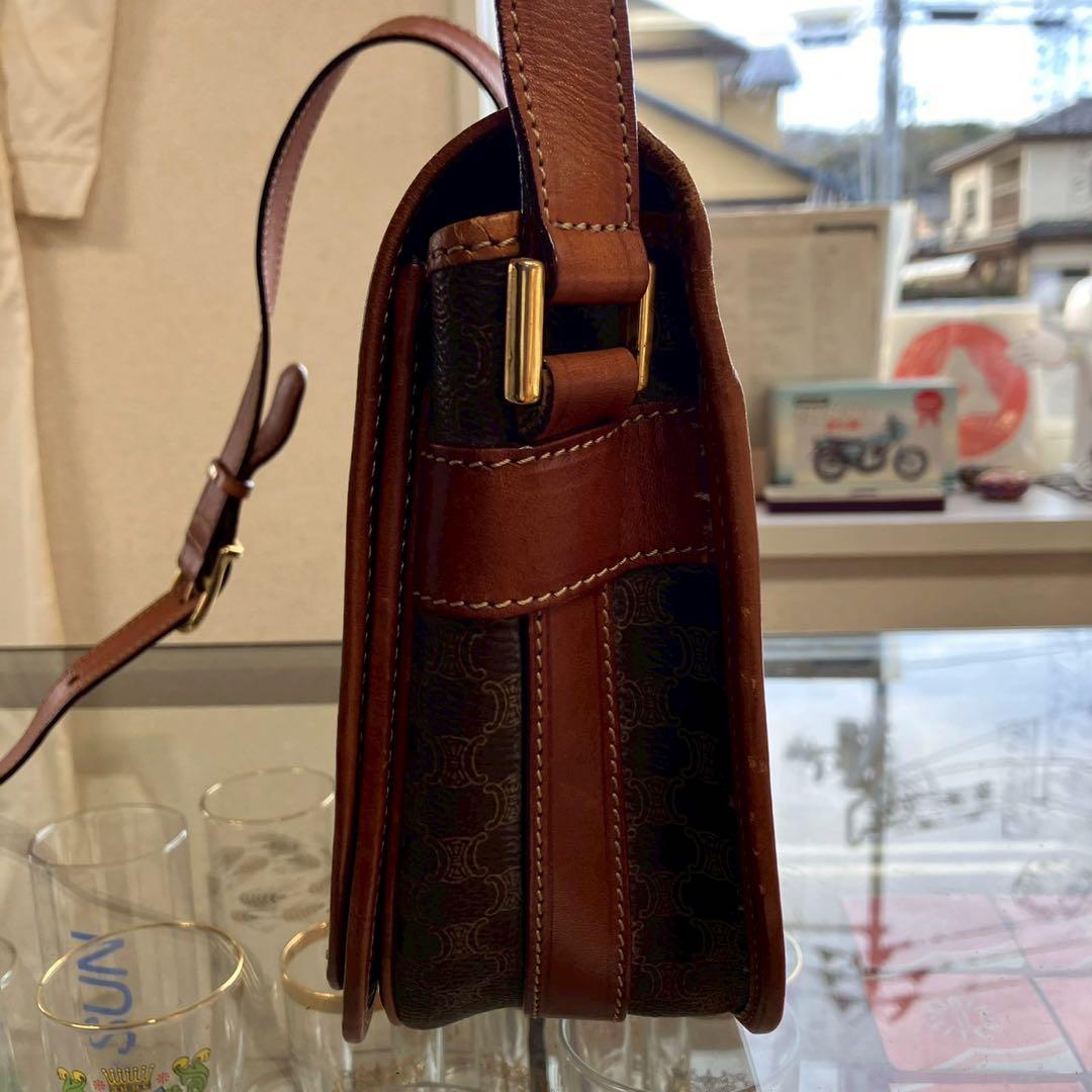 も*様 CELINE セリーヌ　マカダム柄　ショルダーバッグ　定番　ロゴ