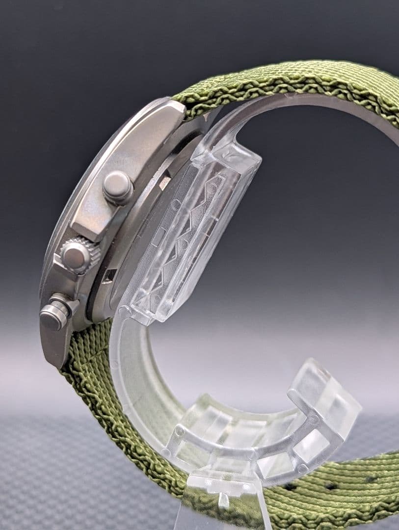 SEIKO セイコー クロノグラフ チタン 7T62-0BZ0 ミリタリー