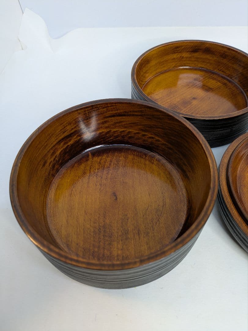 ☆ｂ633、独楽象谷丸二段重｜漆器の島安【うるわしうるし】根来塗