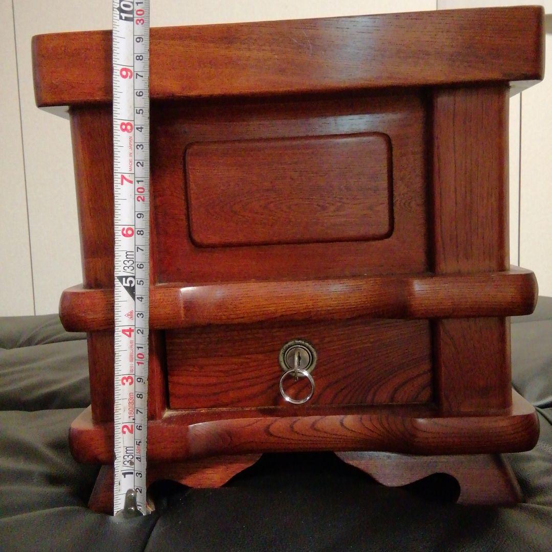 賽銭箱　欅(けやき)