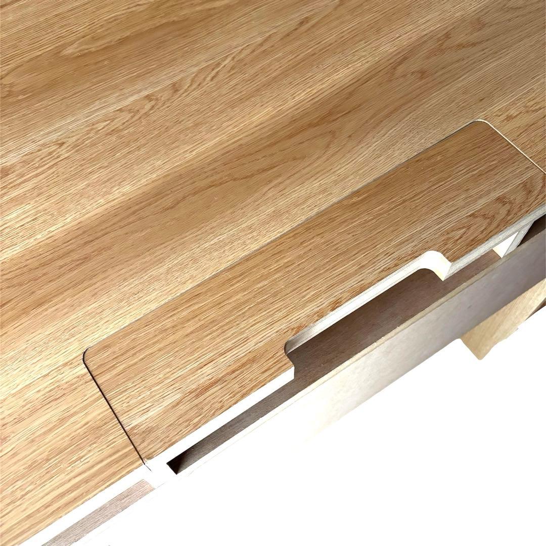 ベルメゾン　パソコンデスク　ナチュラル　90㎝×50㎝×72cm