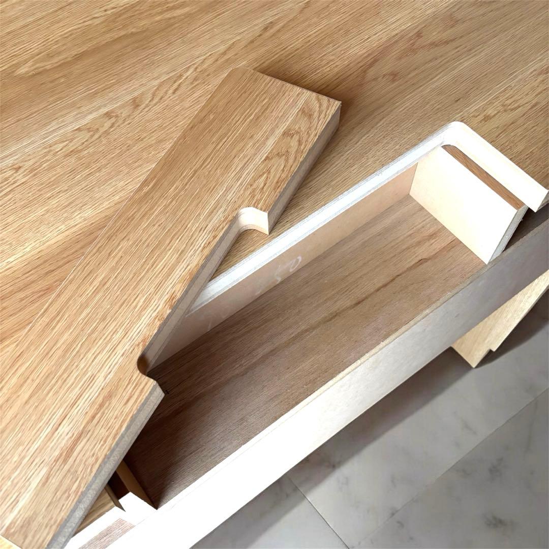 ベルメゾン　パソコンデスク　ナチュラル　90㎝×50㎝×72cm