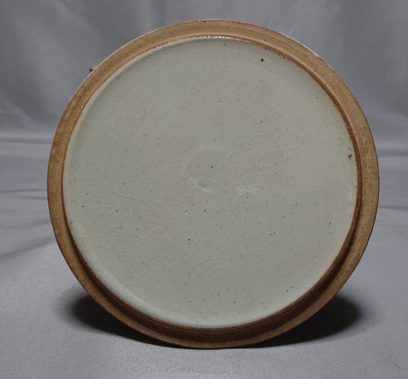 コレクター収集品　ベトナム　安南　赤絵鳳凰紋　水指