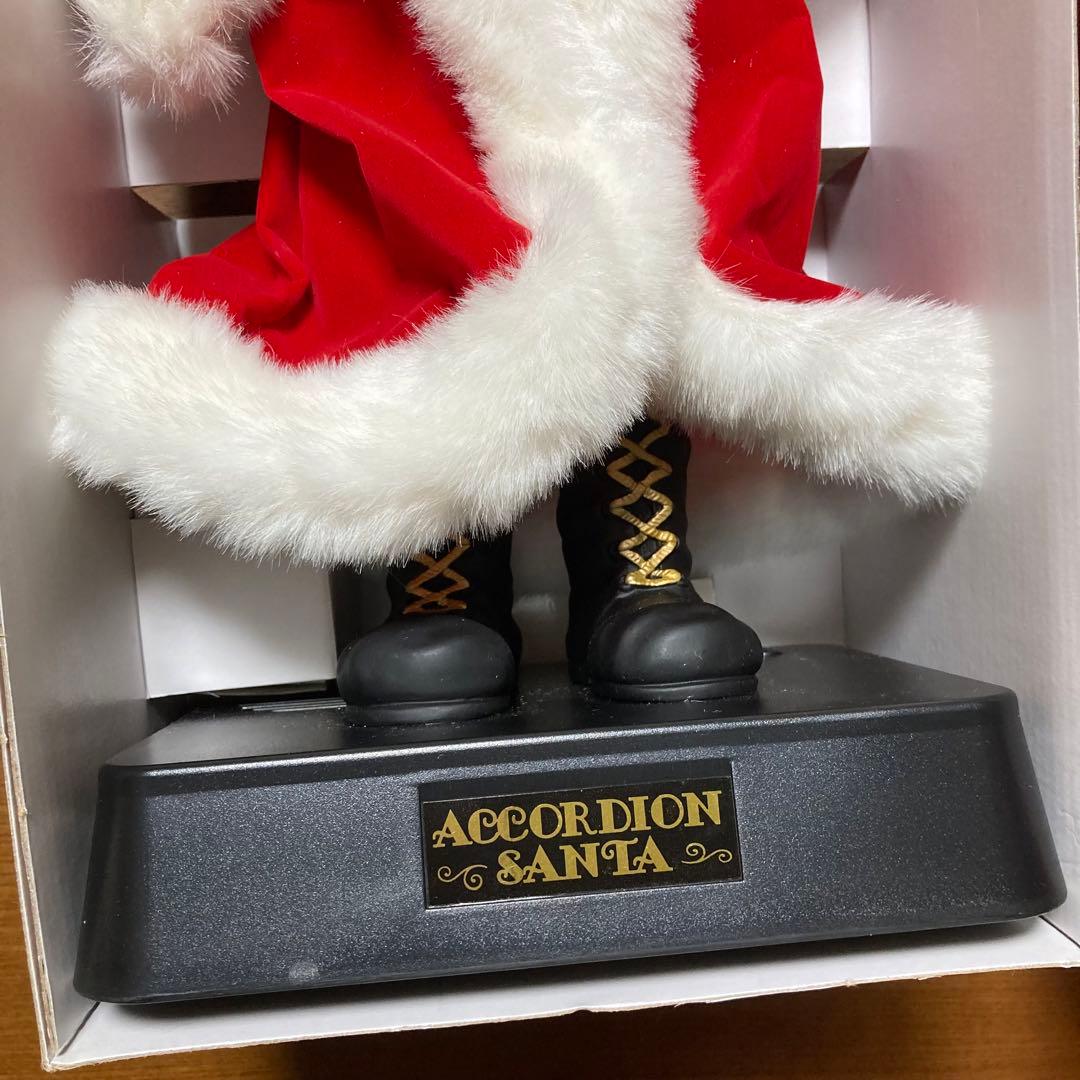 動作未確認　動く人形　ACCORDION　SANTA　アコーディオン　サンタ人形