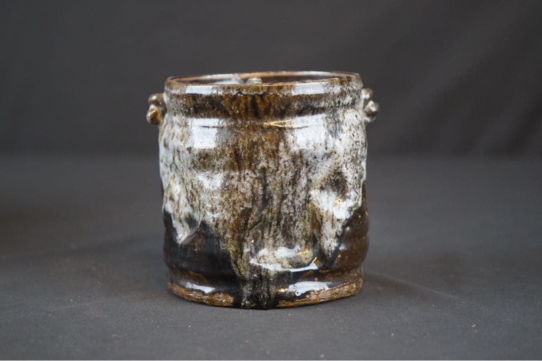 室井光悦 造 水指 箱付 茶道具