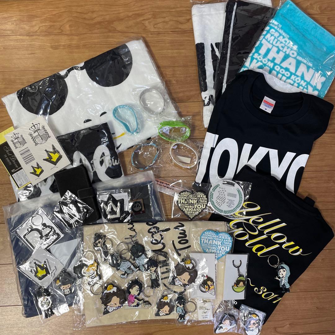 赤西仁　ライブグッズ　ファンクラブ　キーホルダー タオル　トートバッグ　まとめ