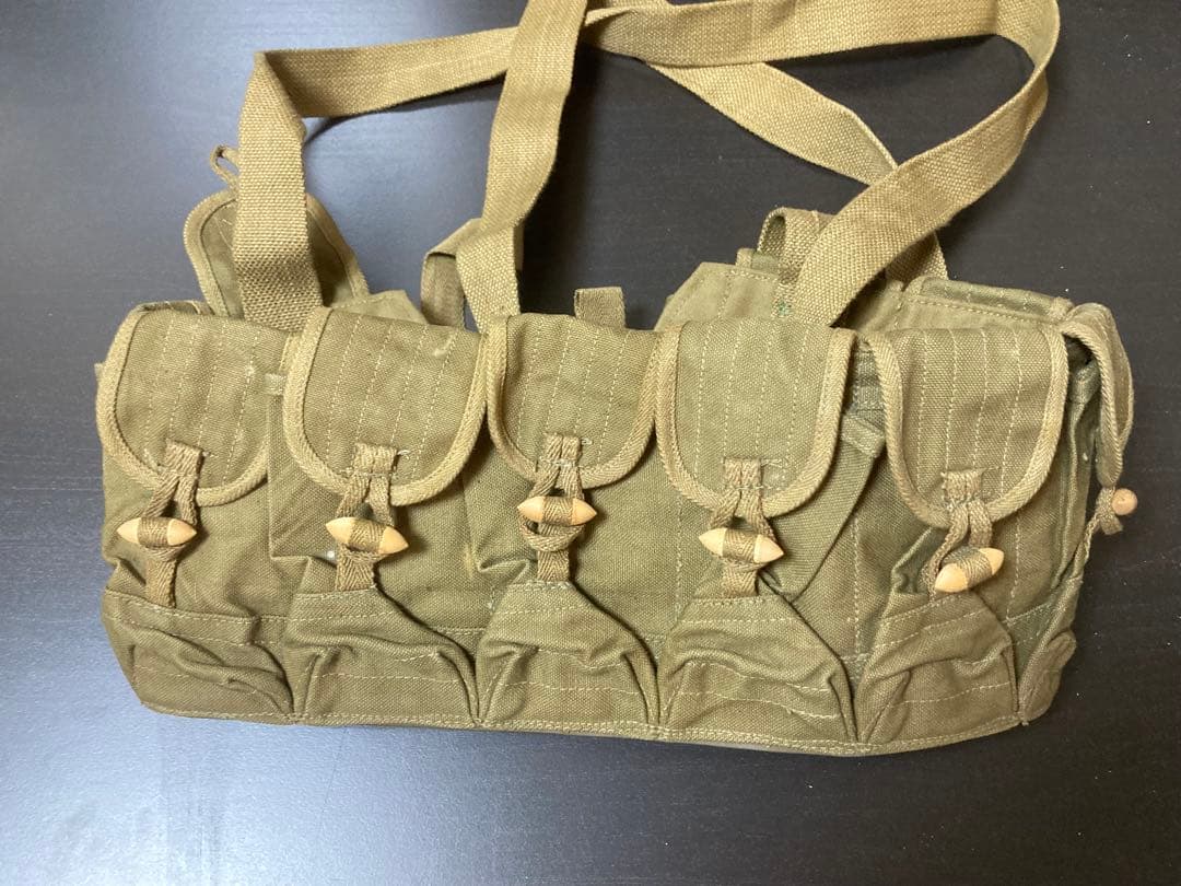AK47用　マガジンポーチ　チェストリグ　中国軍　実物？　ナム戦