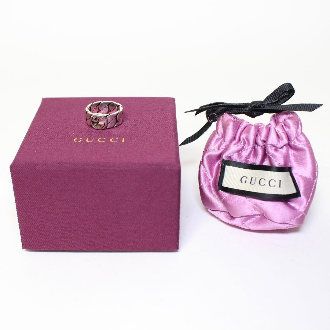 新品 グッチ リング インターロッキングG 15号 指輪