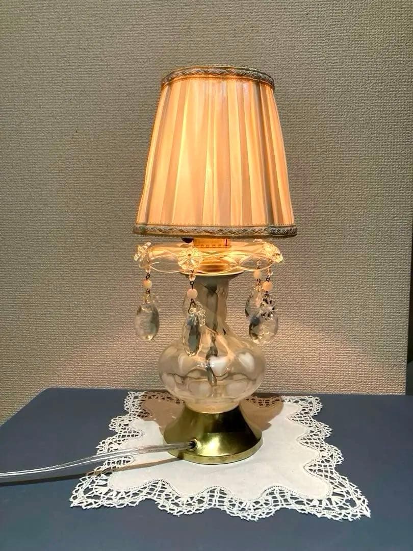 フェントン　1940年　（ハート型）　ランプスタンド　シャンデリア　シェード