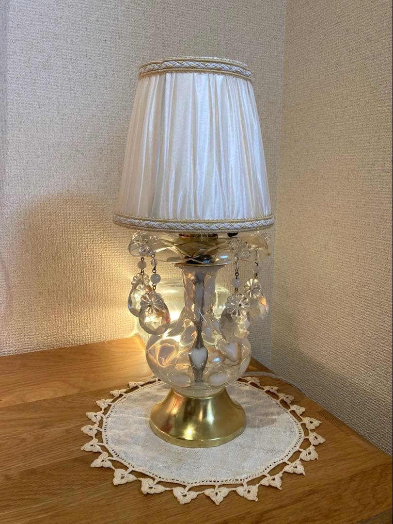 フェントン　1940年　（ハート型）　ランプスタンド　シャンデリア　シェード