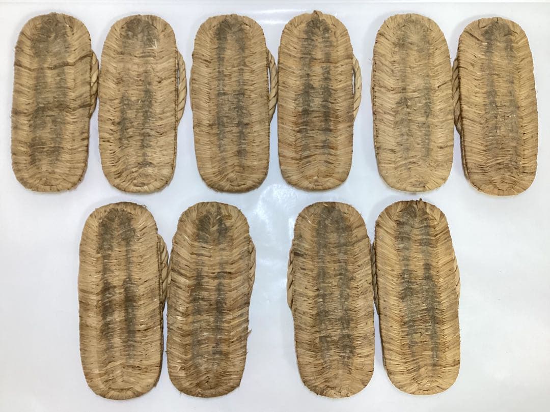 露地草履 5足組 茶道具 古物品