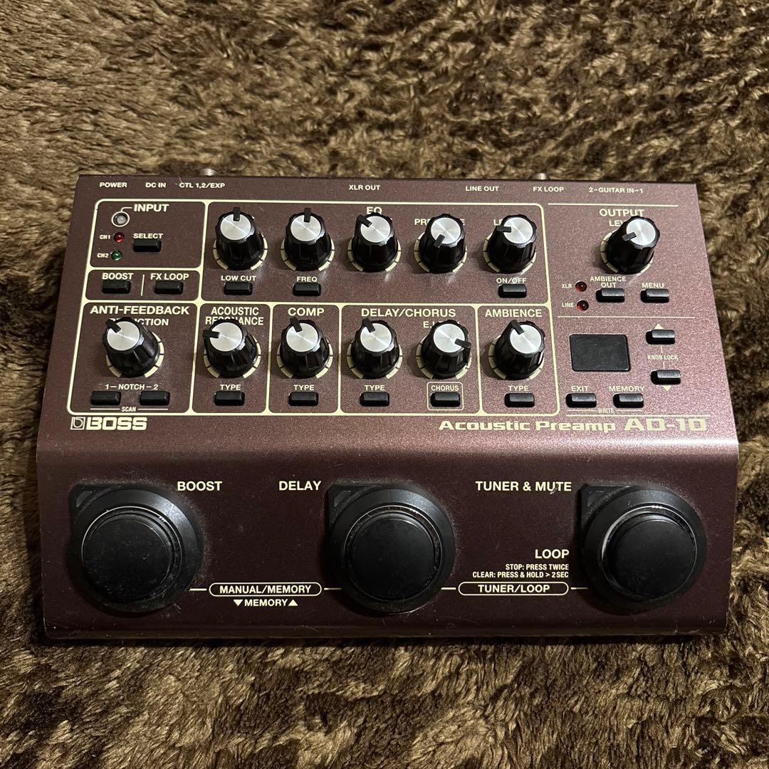 BOSS アコースティック・プリアンプ AD-10