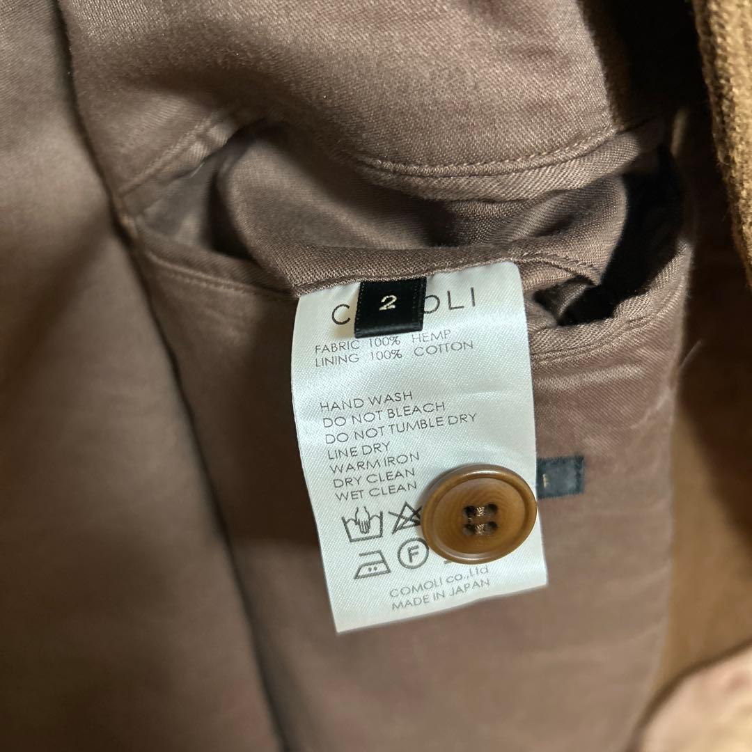 1*P様 【美品】COMORI ヘンプダックハンティングジャケット 21ss サ