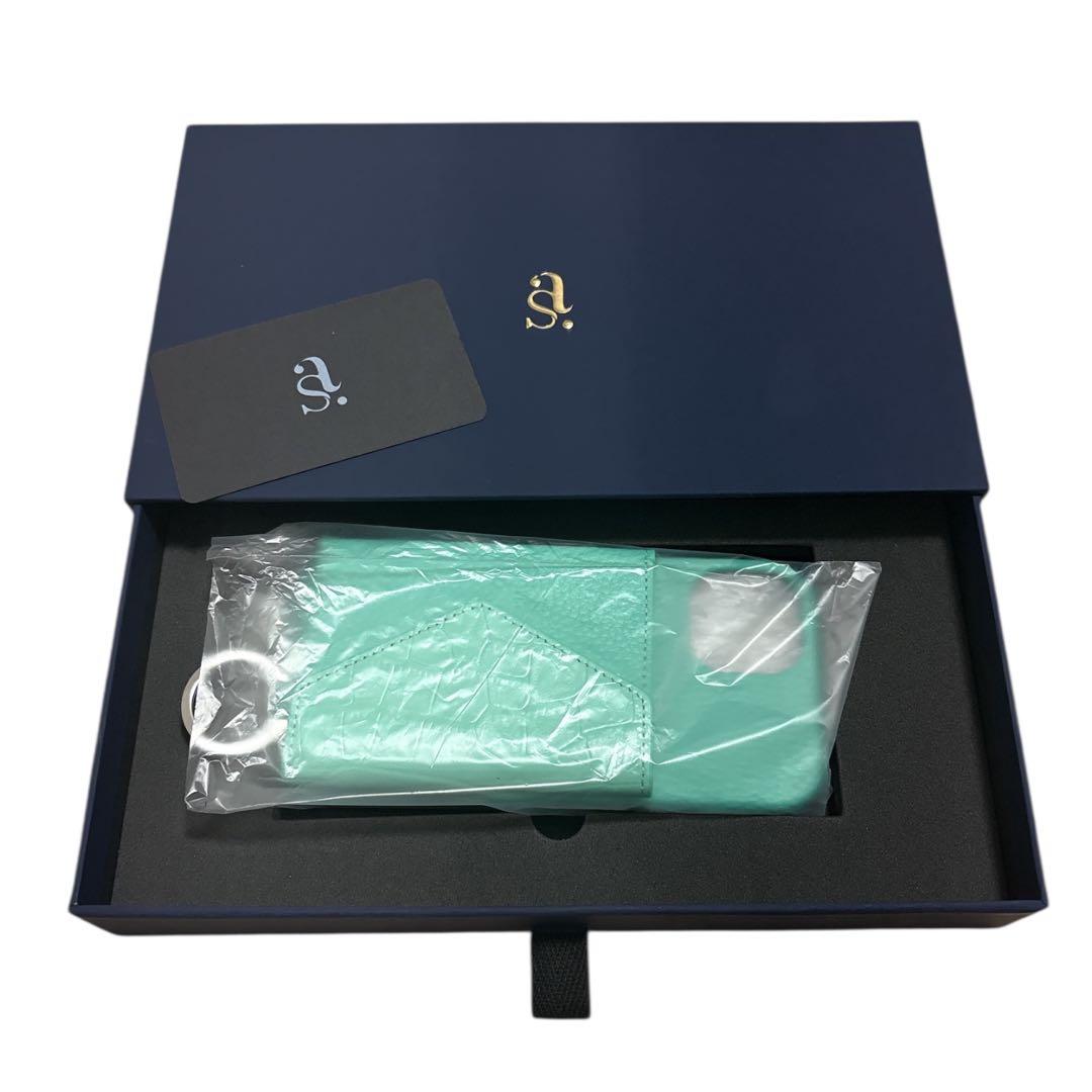 新品未使用　箱付き　鈴木亜美さんプロデュース iPhone14ケース　ミラー付き