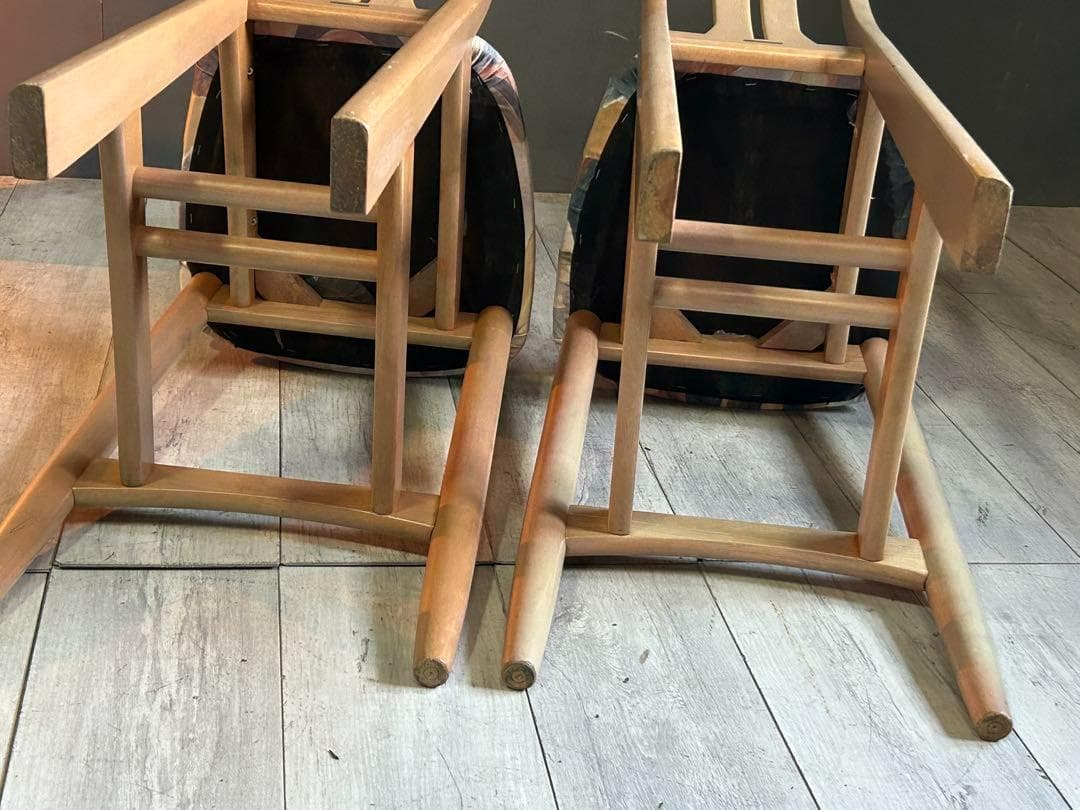 mikimoku ミキモク　カウンターチェア　オールド家具　ヴィンテージ　K