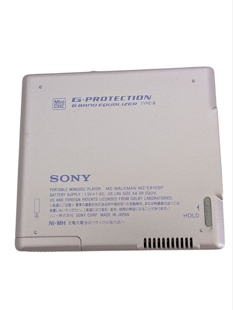 SONYソニー MZ-E810SP MDウォークマン