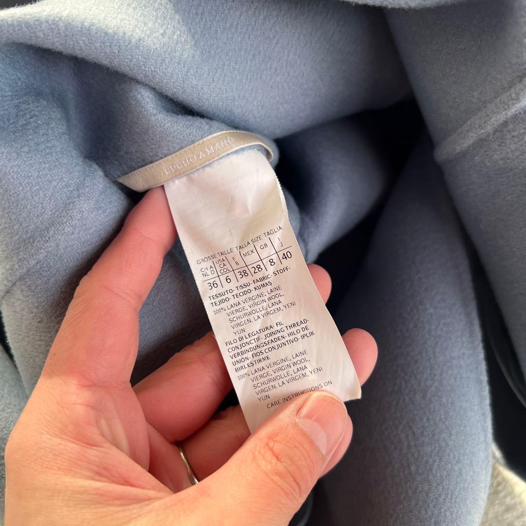 'S Max Mara ヴァージンウールダブルフェイスコート