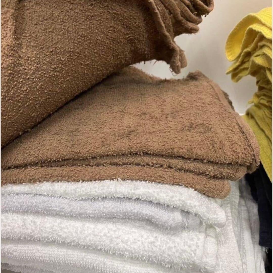 ブラウンフェイスタオル　ウエス