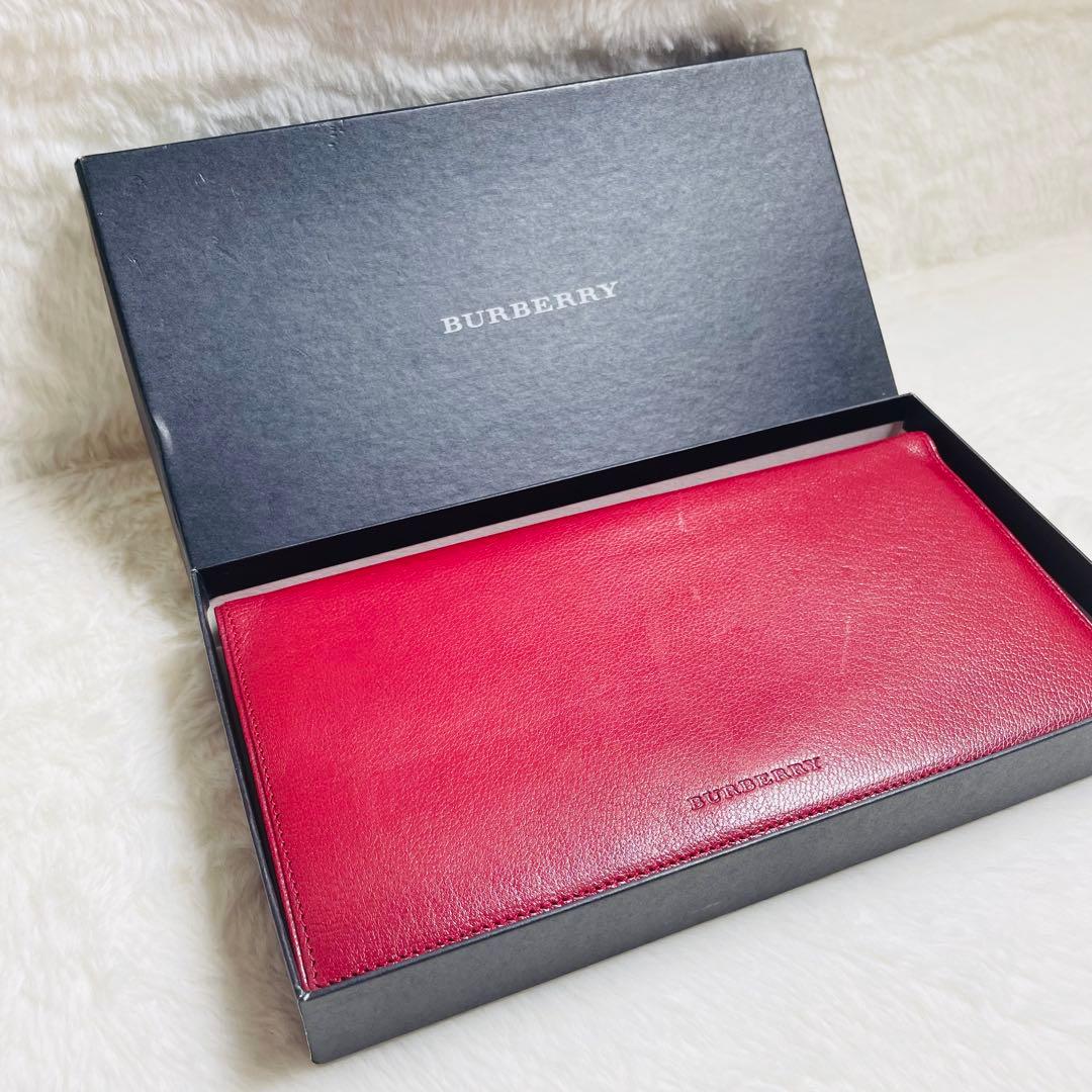 極美品　BURBERRY がま口　長財布　二つ折り　ノバチェック　おしゃれ