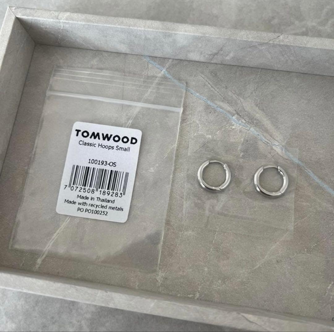 再入荷【TOM WOOD】Classic Hoop Small ピアス シルバー