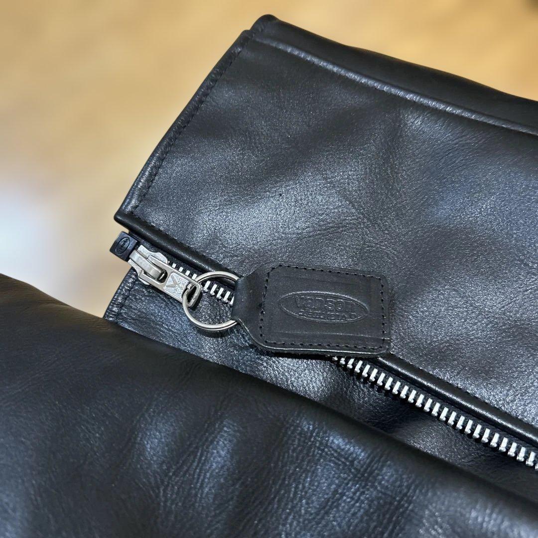 休*k様 レザーブラック シングルライダースジャケット