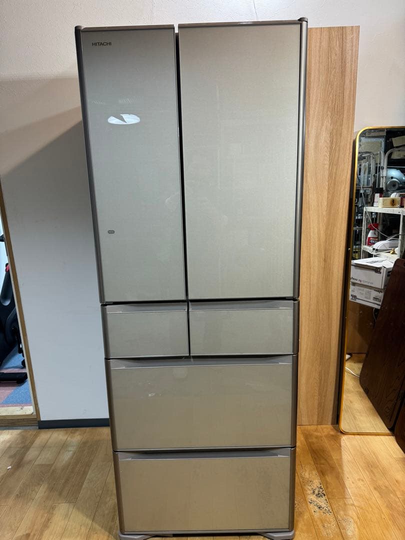 HITACHI 日立　6ドア冷凍冷蔵庫　R-G4800F（XN）　2016年製