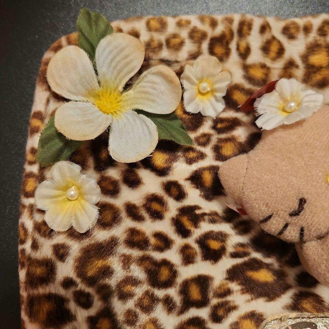 2002年製 ハローキティ ガングロ ヒョウ柄 ナビカバー カー用品