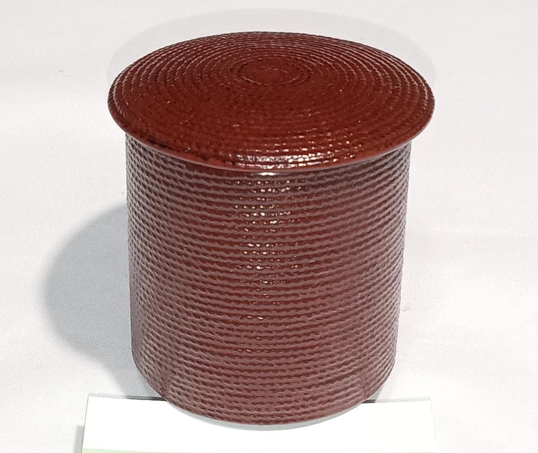 茶道具　輪島塗　秋峰作　乾漆縄目金輪寺棗　超美品！！