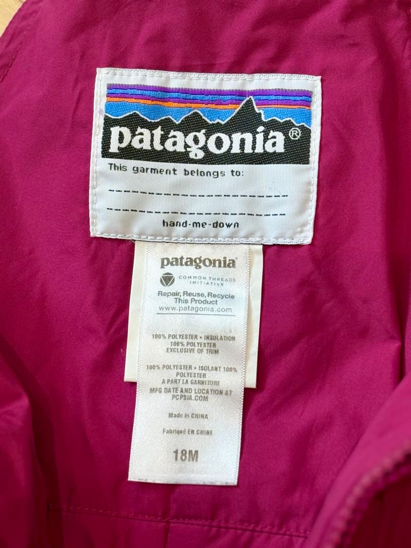 Patagonia スノーウエア 18M 90