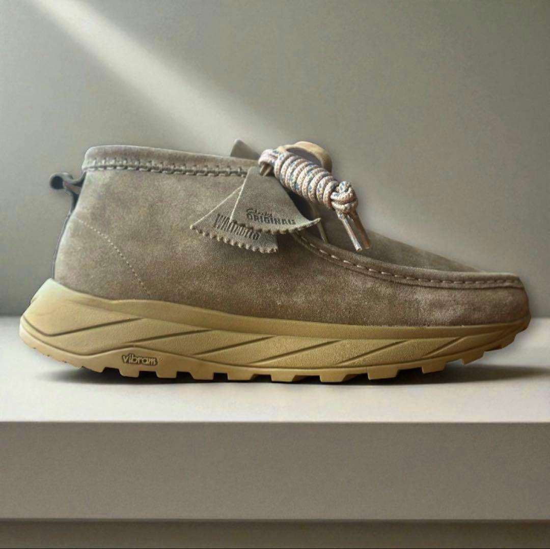 【美品】Clarks Wallabee Eden UK8 ローファー モカシン