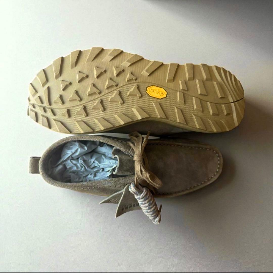 【美品】Clarks Wallabee Eden UK8 ローファー モカシン