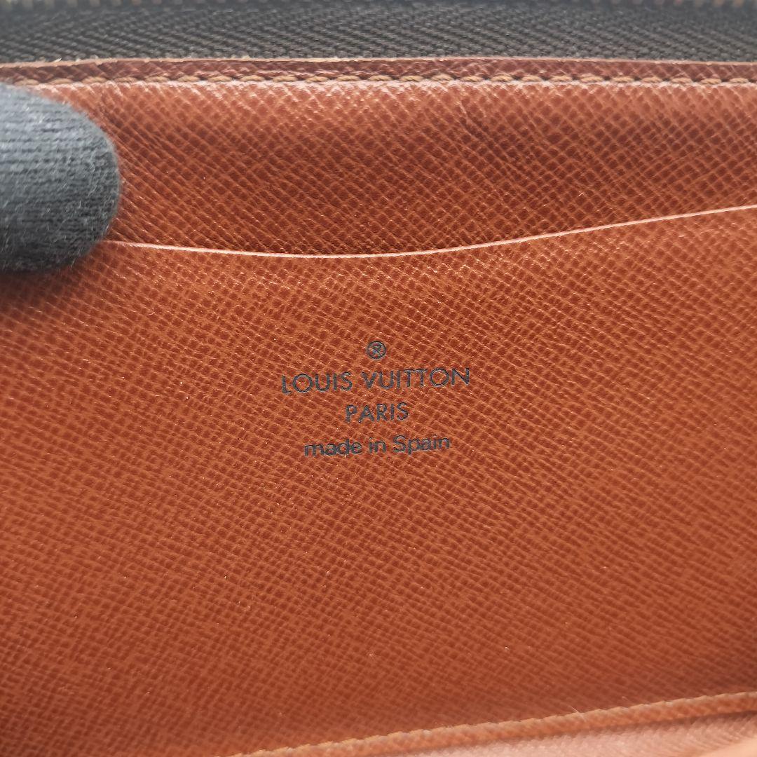 ルイヴィトン　長財布　財布　ポルトモネジップ　モノグラム　ブラウン