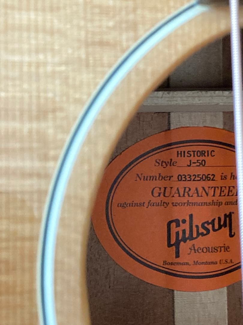 Gibson J-50 Historic Collection 2005年製