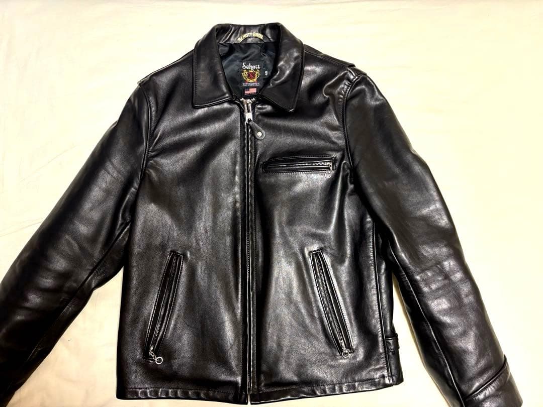⭐︎美品schott トラッカージャケット 7209 103US 牛本革　40