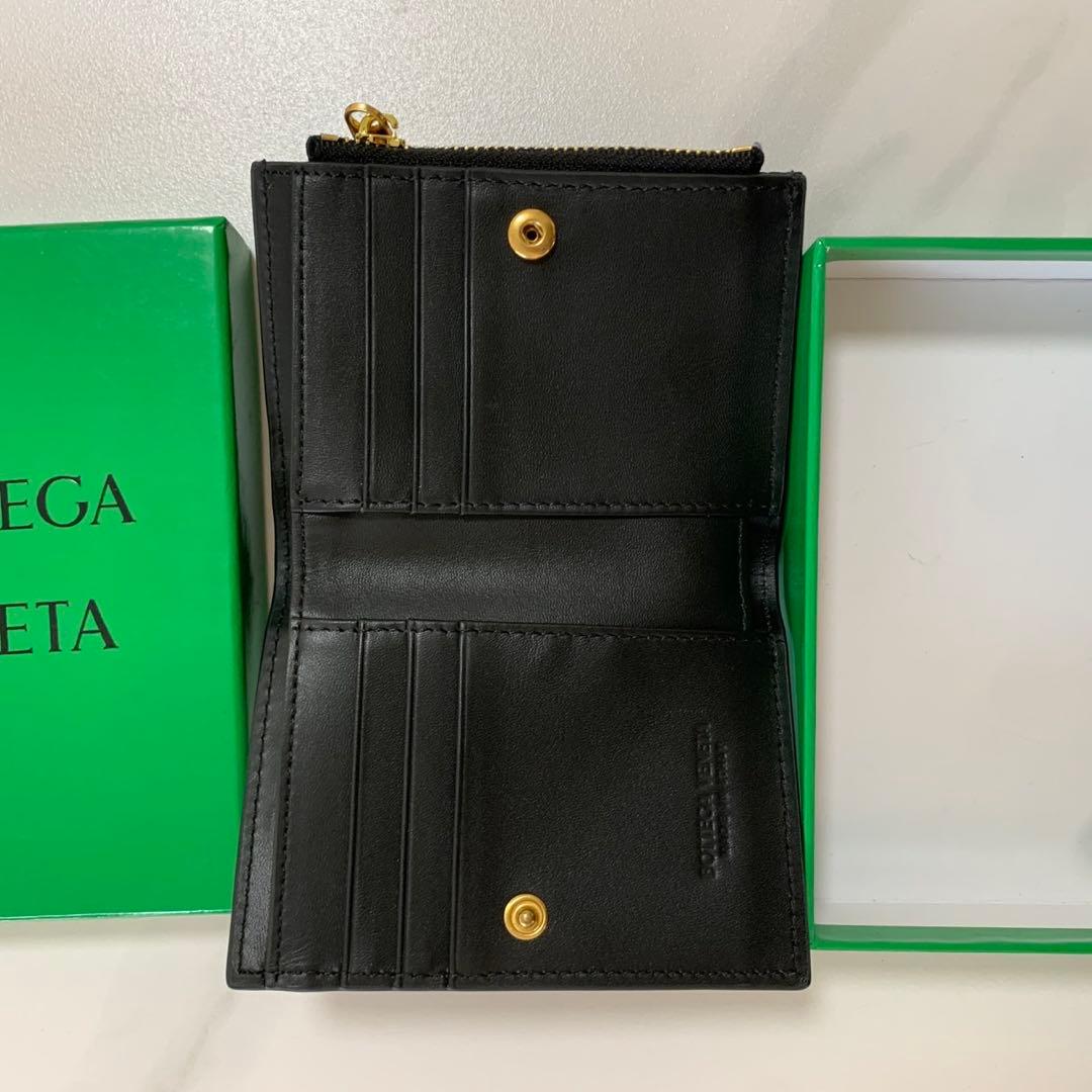 Bottega Veneta ブラック 二つ折り財布